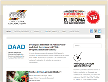 Tablet Screenshot of centroaleman.org